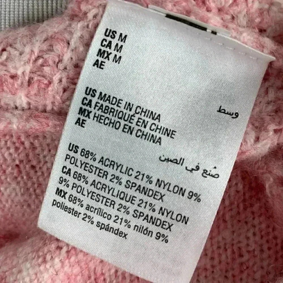 Style & Co Womens knit sweater size M pink cowl neck strawberry milk - Picture 7 of 9